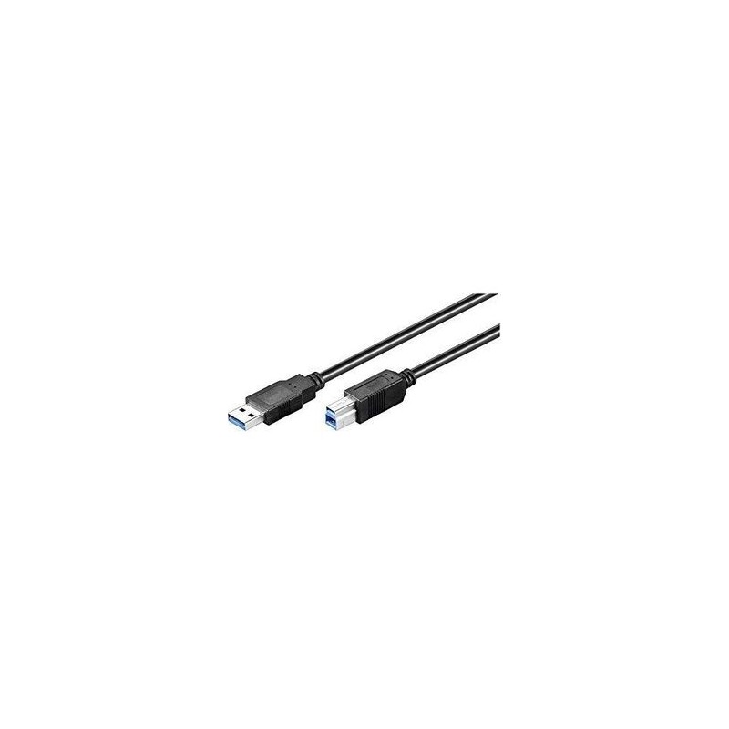 goobay USB-kabel 25cm Sort